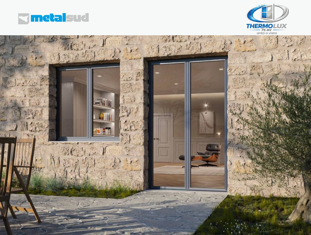 Prodotti finiti in alluminio Metal Sud srl per showroom